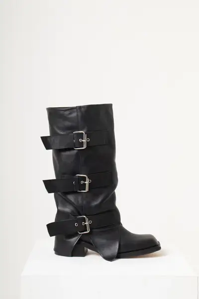 Botas New York Negras Cuero — imagen 4