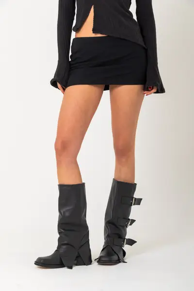 Botas New York Negras Cuero — imagen 3