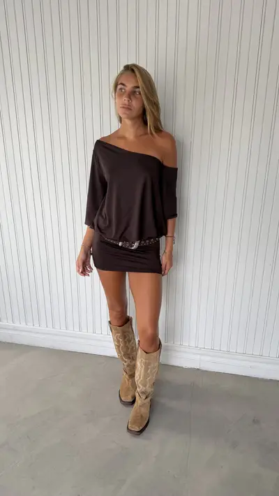 Vestido Aurora // Chocolate — imagen 5