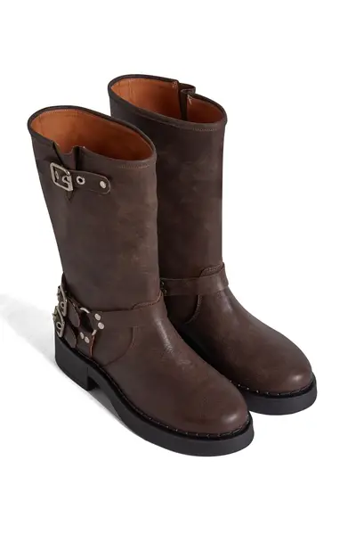 Borcego Artigas Chocolate Cuero — imagen 5