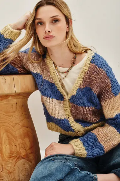 Cardigan Stripes Joseph — imagen 1