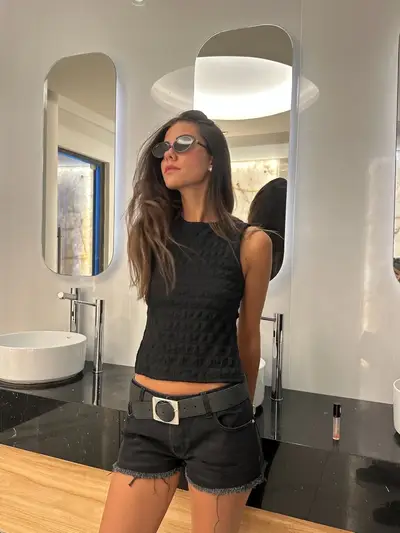 Short Denver - Black — imagen 1