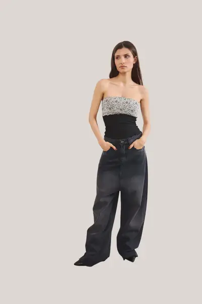 Top Aurora - Negro & Hueso — imagen 4