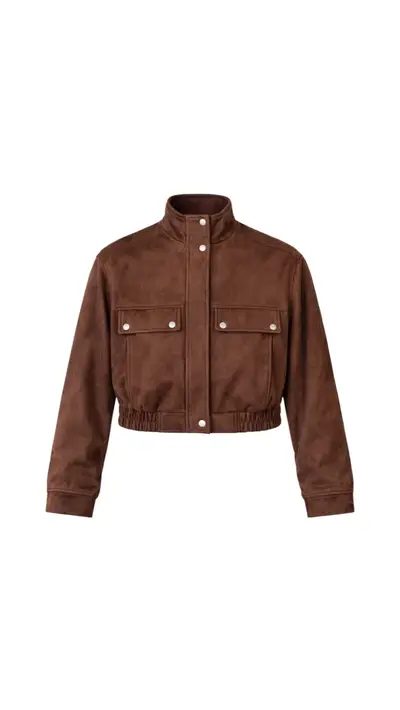 Campera Bomber Suede — imagen 8