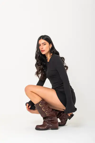 Botas Bronx Chocolate Cuero — imagen 3