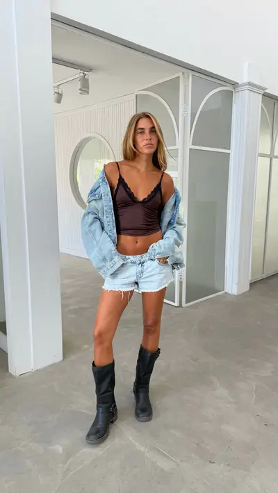 Top Millie // Marron — imagen 1