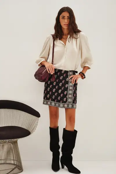 Falda Wrap Nilah — imagen 1