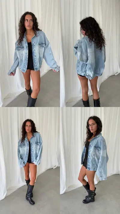 Campera Denim Blue — imagen 2