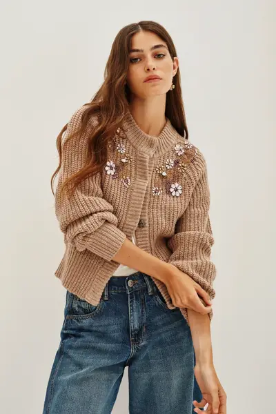 Cardigan Flower Shinny New — imagen 2