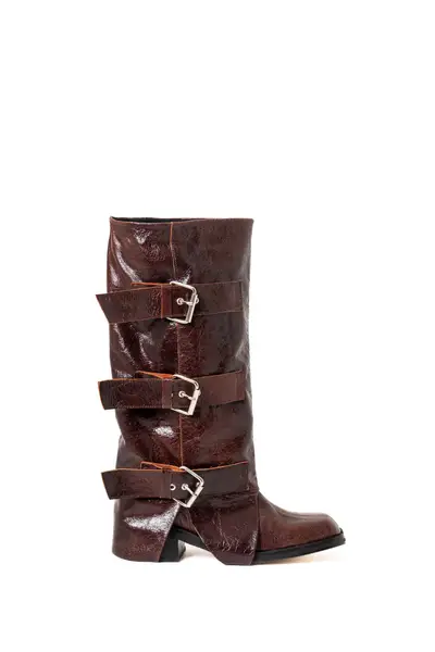 Botas New York Chocolate Cuero — imagen 1