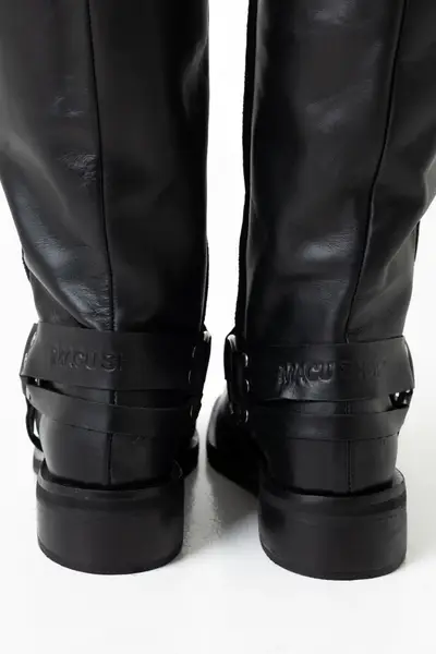Botas Agoura Negras Cuero — imagen 4