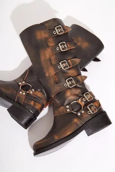 Botas Tati Marrones Cuero — imagen 4