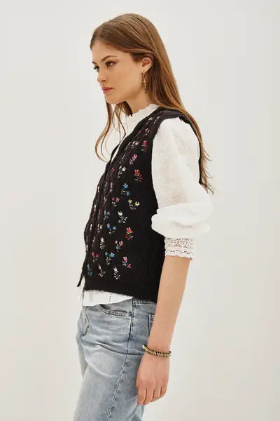 Chaleco Texture Flower — imagen 4