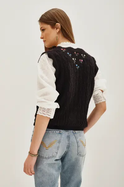 Chaleco Texture Flower — imagen 3