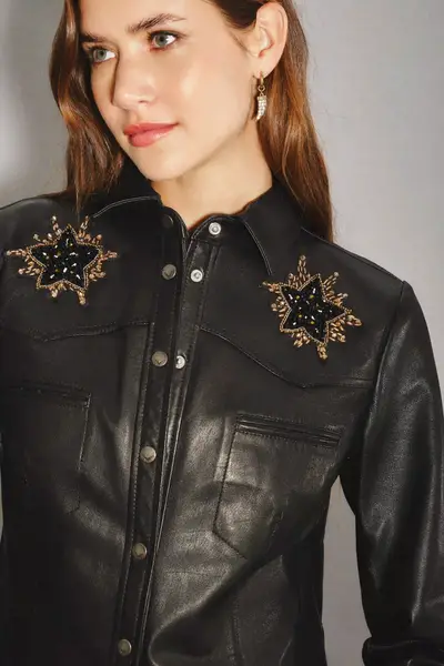 Camisa Bellota Rocker Cuero — imagen 5